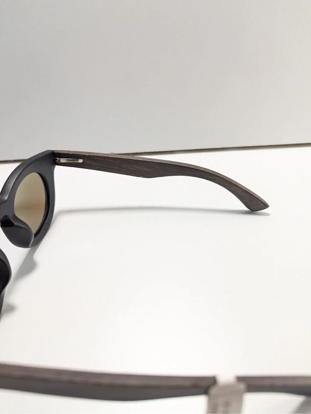 OK4U Sunglasses Chucky Square Frames Black And Brown Frames Golden Accents